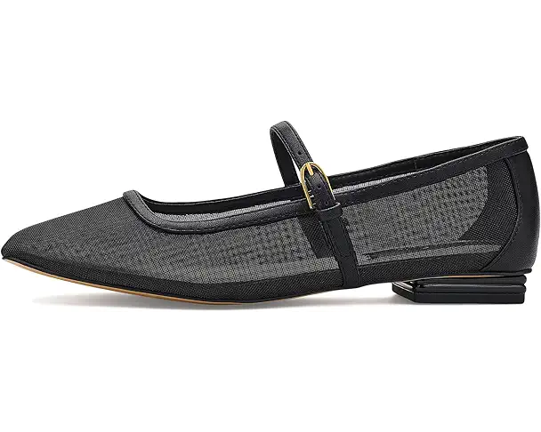 Supply Lab Franco Sarto L-Tinsley7 Mary Jane Shoes Women's Black Mesh