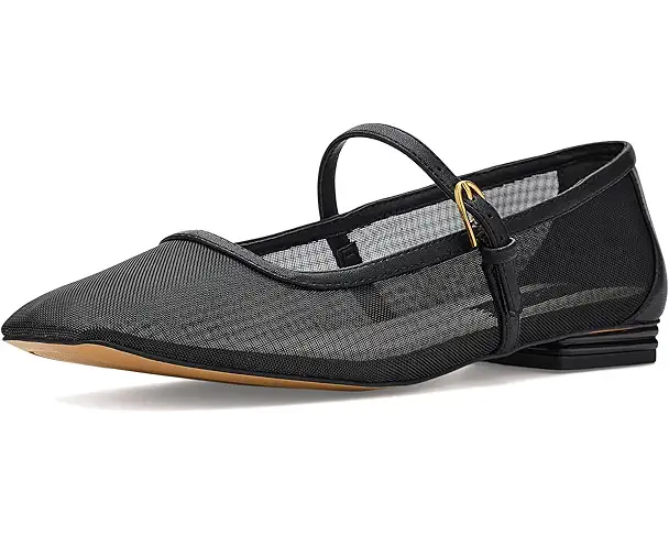 supply lab Franco Sarto L-Tinsley7 Mary Jane Shoes Women's Black Mesh