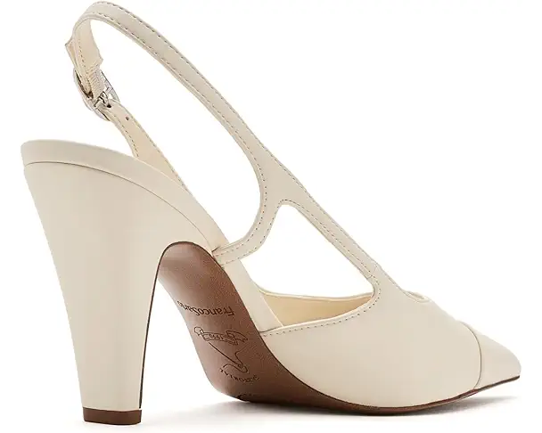 Supply Lab Franco Sarto Sabrina Slingback Shoes Women's Cream White