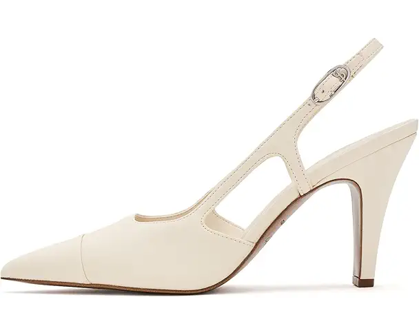 Supply Lab Franco Sarto Sabrina Slingback Shoes Women's Cream White