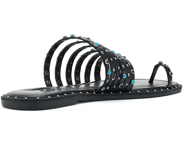 Supply Lab Free People Santa Fe Sandals Women's Black Tide Leather