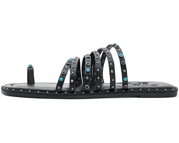 Supply Lab Free People Santa Fe Sandals Women's Black Tide Leather