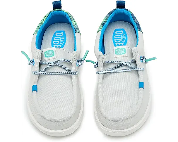 Supply Lab Hey Dude Kids Wally Funk Prep Plaid (Toddler) Grey/Multi