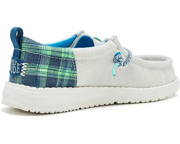 Supply Lab Hey Dude Kids Wally Funk Prep Plaid (Toddler) Grey/Multi