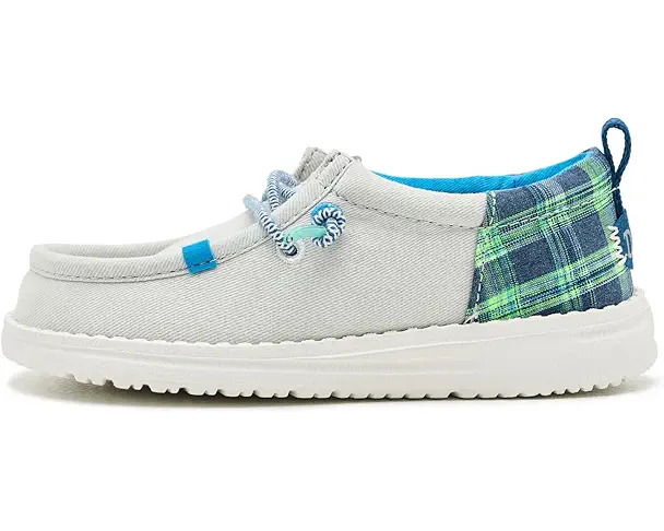 Supply Lab Hey Dude Kids Wally Funk Prep Plaid (Toddler) Grey/Multi