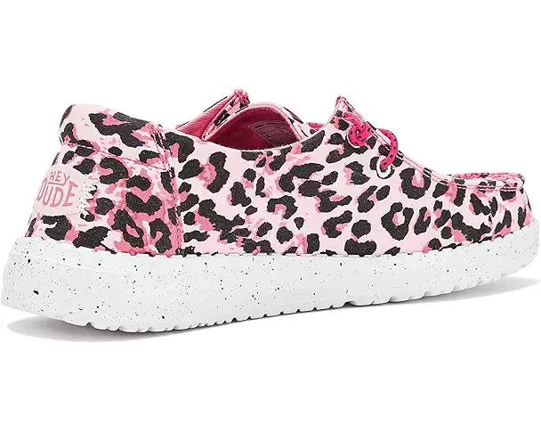 Supply Lab Hey Dude Kids Wendy Print Women's Pink Leopard