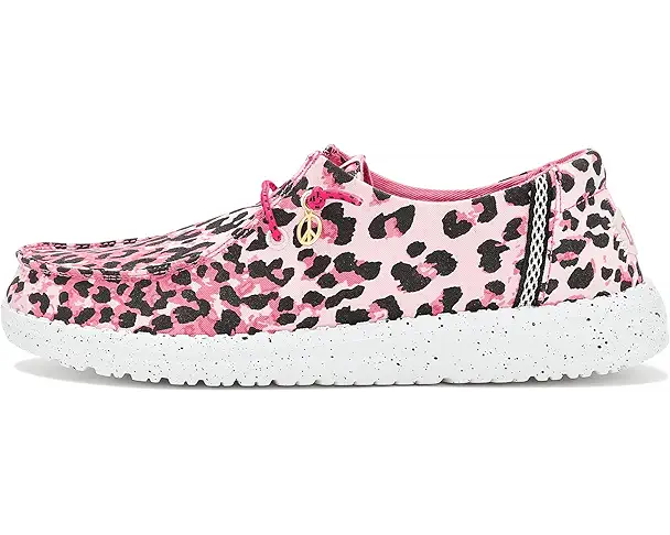 Supply Lab Hey Dude Kids Wendy Print Women's Pink Leopard