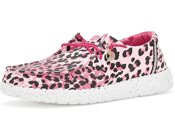supply lab Hey Dude Kids Wendy Print Women's Pink Leopard