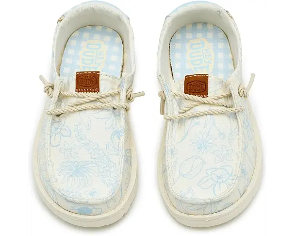 Supply Lab Hey Dude Kids Wendy Print Women's Skyway Blue/Multi