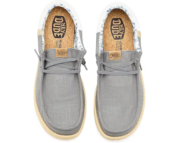 Supply Lab Hey Dude Wally Funk Summer Stitch Men's Flannel Grey/Multi