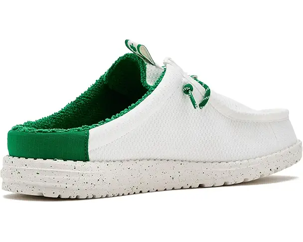 Supply Lab Hey Dude Wally Slip Shamrock Men's White/Green