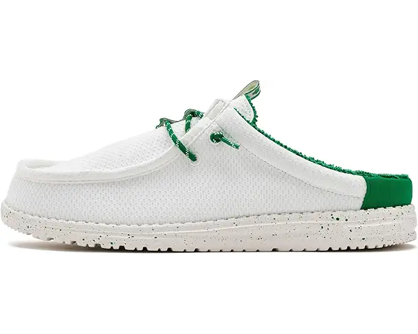 Supply Lab Hey Dude Wally Slip Shamrock Men's White/Green