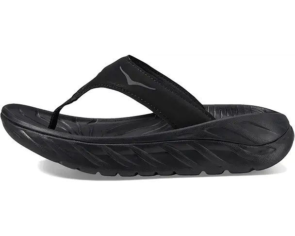 Supply Lab Hoka Ora Recovery Flip Women's Black/Dark Gull Gray 1