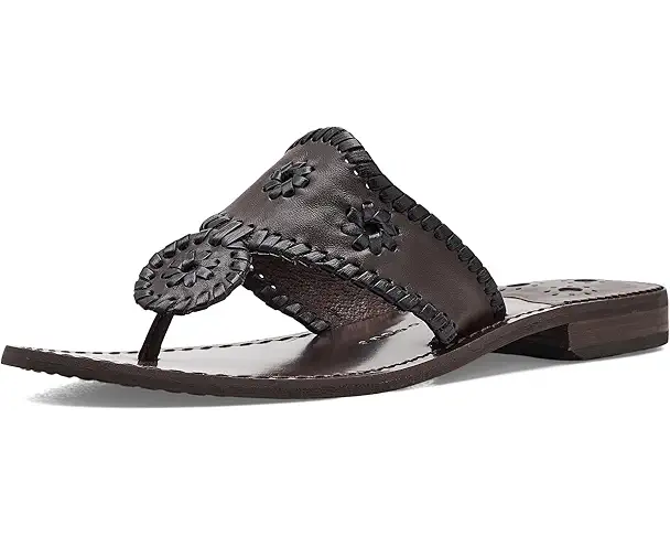 supply lab Jack Rogers Jacks Flat Sandal Women's Hot Fudge Multi