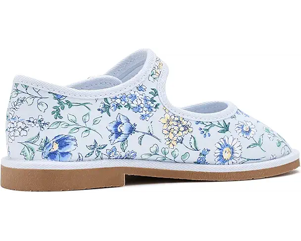 Supply Lab Janie And Jack Floral Flat (Toddler/Little Kid/Big Kid) Blue