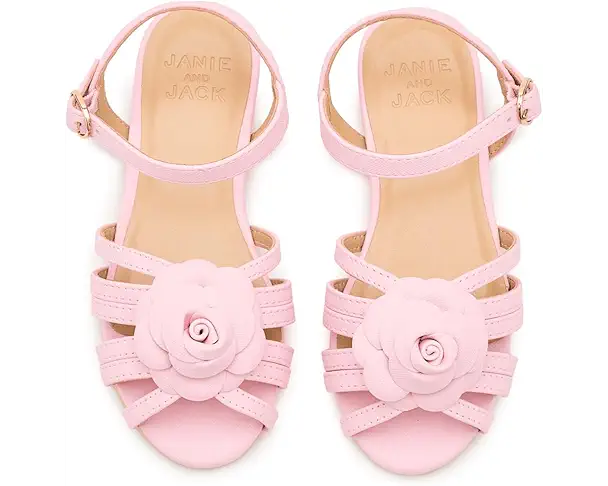 Supply Lab Janie And Jack Rose Sandals (Toddler/Little Kid/Big Kid) Pink