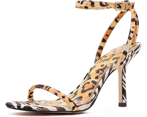 supply lab Jessica Simpson Baharia Ankle Strap Sandals Women's Natural Leopard