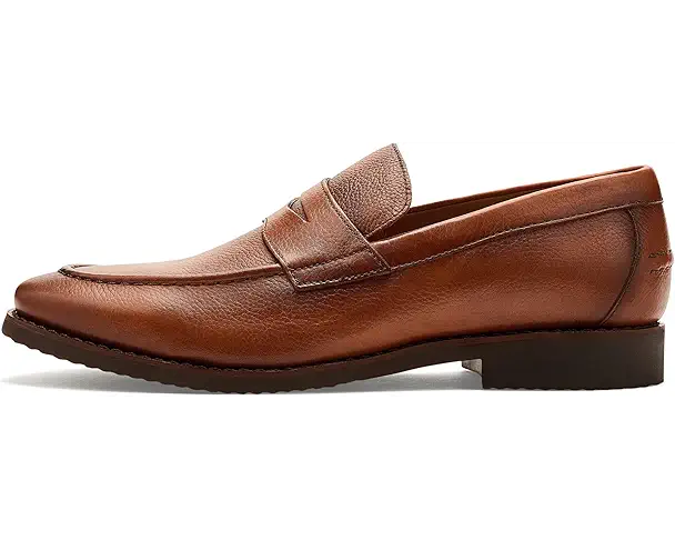 Supply Lab Johnnie-O J-Flex Penny Leather Men's Whiskey