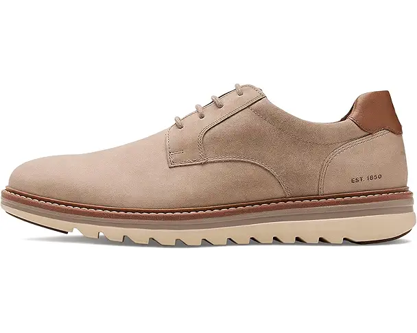 Supply Lab Johnston & Murphy Braxton Plain Toe Men's Taupe Nubuck