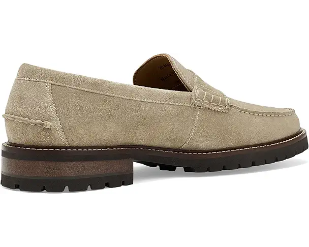 Supply Lab Johnston & Murphy Collier Penny Loafers Men's Beige Suede