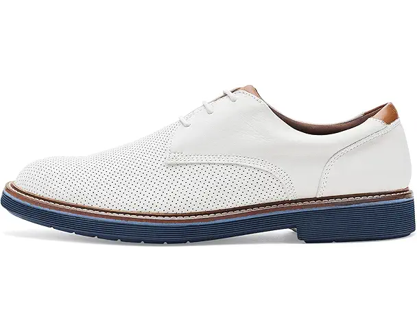 Supply Lab Johnston & Murphy Tyson Perfed Plain Toe Men's Ivory Nubuck