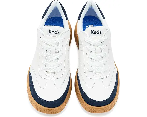 Supply Lab Keds Contest Lace Up Women's White/Navy Leather/Suede