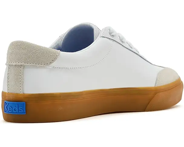Supply Lab Keds Jump Kick T-Toe Women's White/Light Grey Leather/Suede