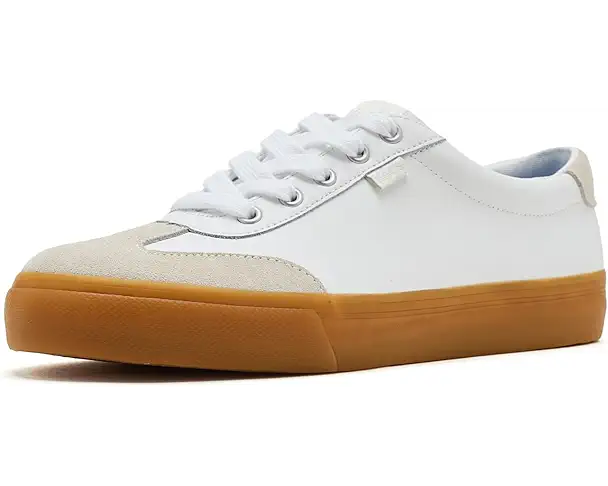 supply lab Keds Jump Kick T-Toe Women's White/Light Grey Leather/Suede