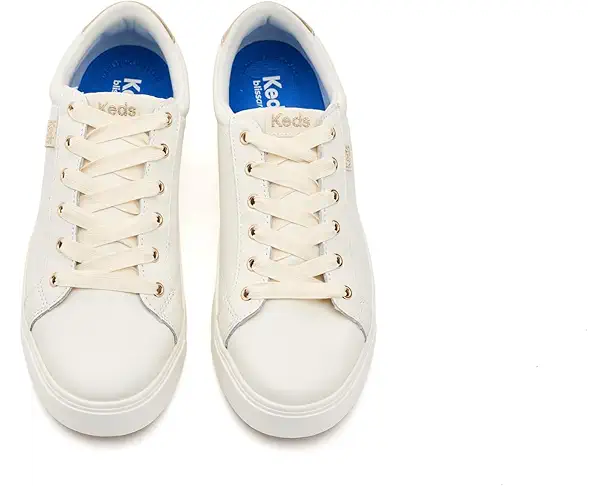 Supply Lab Keds Park Lace Up Women's Egret/Gold Leather