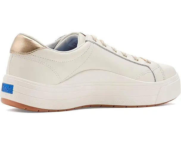 Supply Lab Keds Park Lace Up Women's Egret/Gold Leather