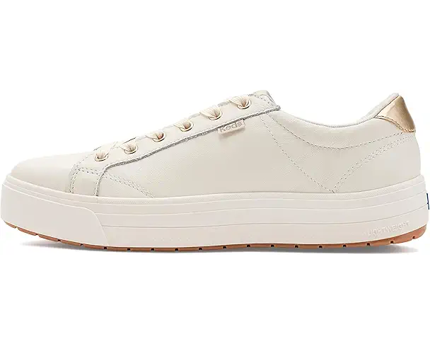 Supply Lab Keds Park Lace Up Women's Egret/Gold Leather