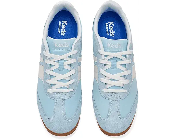 Supply Lab Keds Revival Lace-Up Women's Light Blue Nylon/Suede/Leather