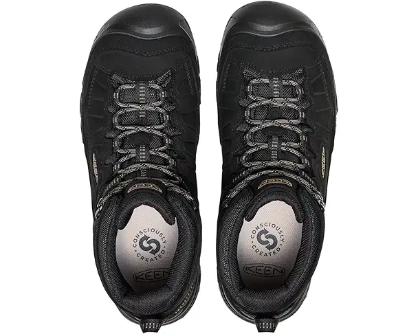 Supply Lab KEEN Targhee IV Wide Waterproof Hiking Boot Men's Triple Black