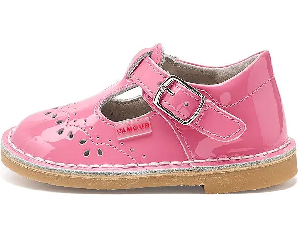 Supply Lab L'Amour Shoes Kids Ruthie (Toddler/Little Kid) Patent Malibu Pink