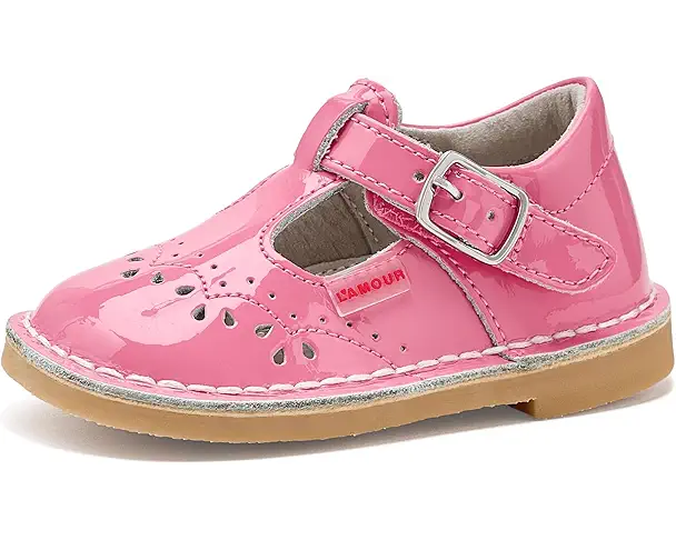 supply lab L'Amour Shoes Kids Ruthie (Toddler/Little Kid) Patent Malibu Pink