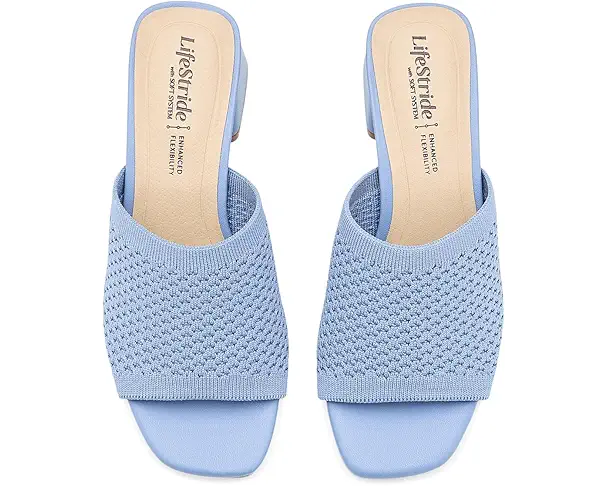 Supply Lab LifeStride Colette2 Slide Sandals Women's Stone Wash Blue