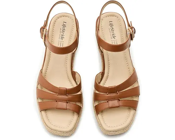 Supply Lab LifeStride Havana Espadrille Sandals Women's Tan