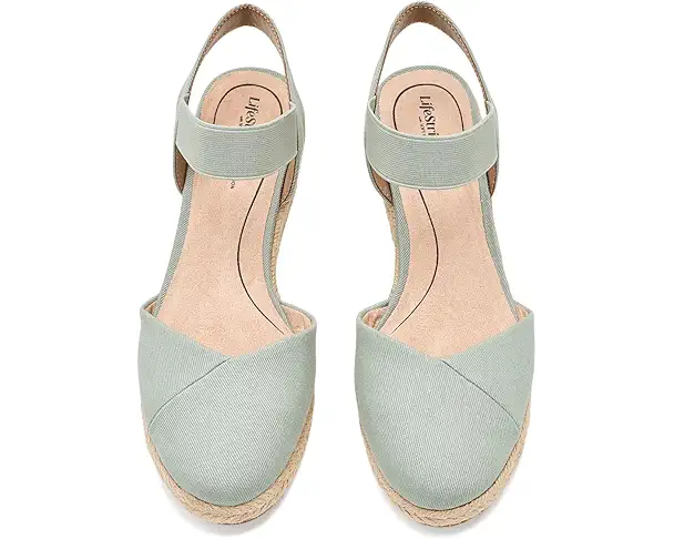 Supply Lab LifeStride Kimmie Espadrille Shoes Women's Jade Green