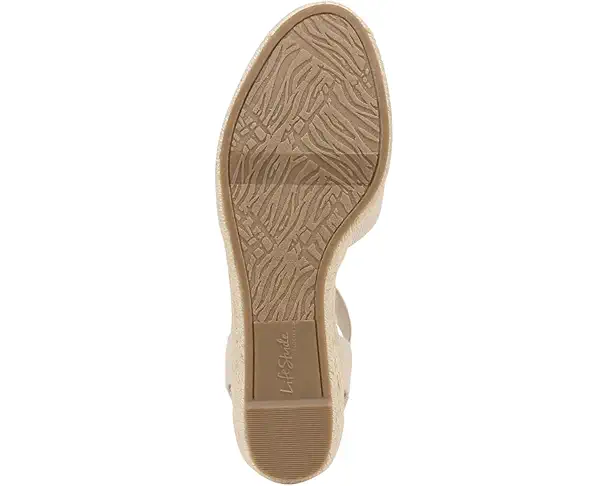 Supply Lab LifeStride Kimmie Wedge Espadrilles Women's Almond Milk