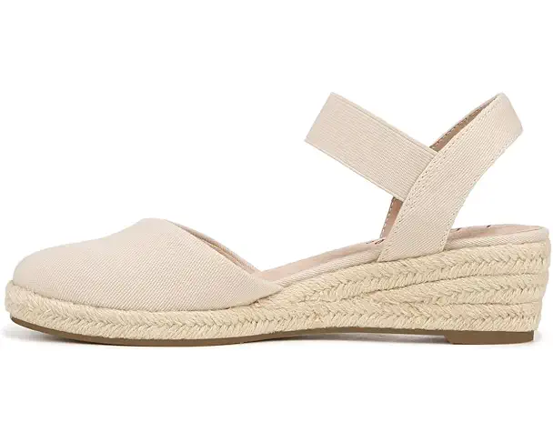 Supply Lab LifeStride Kimmie Wedge Espadrilles Women's Almond Milk