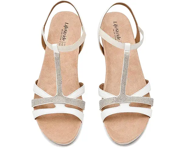 Supply Lab LifeStride Mimosa Strappy Sandals Women's White