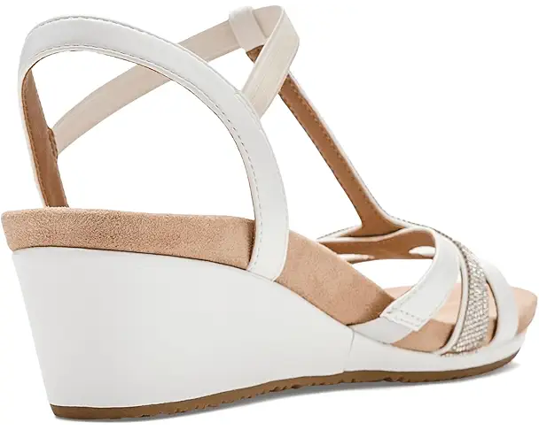 Supply Lab LifeStride Mimosa Strappy Sandals Women's White