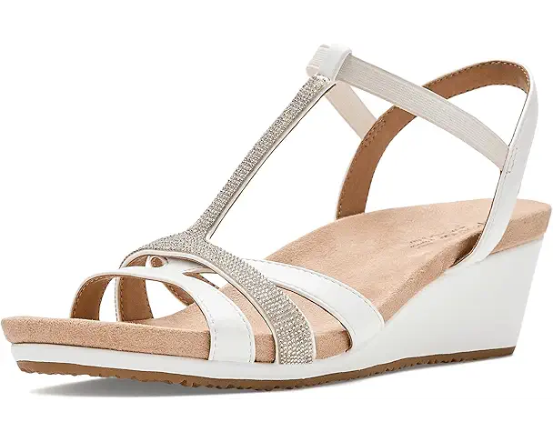 supply lab LifeStride Mimosa Strappy Sandals Women's White