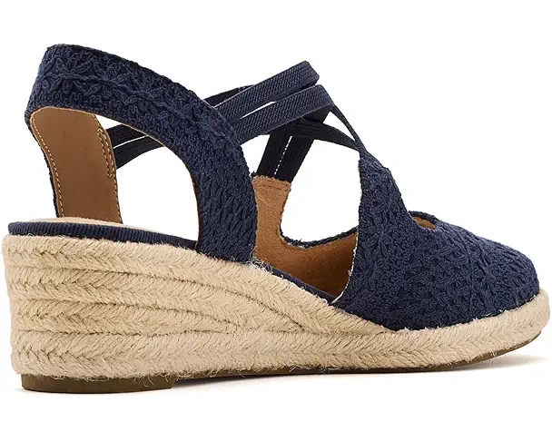 Supply Lab LifeStride Patience Espadrille Shoes Women's Lux Navy