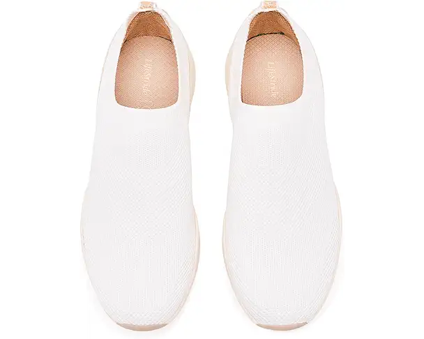 Supply Lab LifeStride Upbeat Slip-On Shoes Women's Bright White