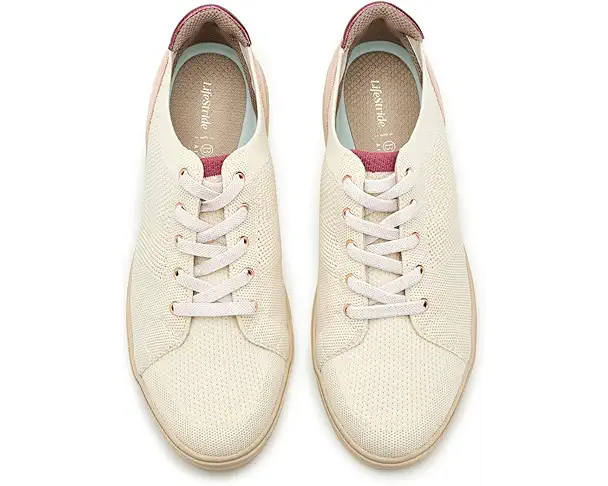 Supply Lab LifeStride Vip Court Inspired Women's Eggnog Knit Fabric