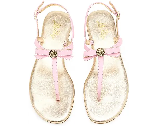 Supply Lab Lilly Pulitzer Teighen Bow Sandals Women's Pink Muse