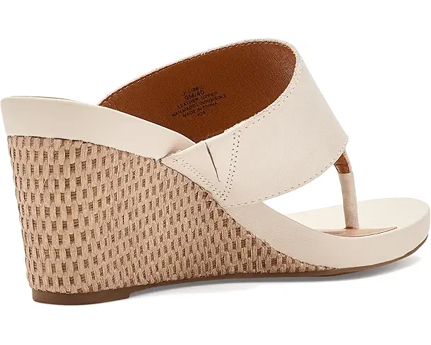 Supply Lab Lucky Brand Libbie Wedge Thong Sandals Women's Tusk