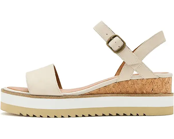 Supply Lab Lucky Brand Temay Platform Wedge Sandals Women's Tusk