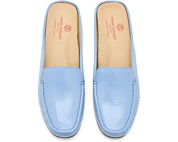 Supply Lab Marc Joseph New York Amsterdam Mule Women's Sky Blue Svelte Patent